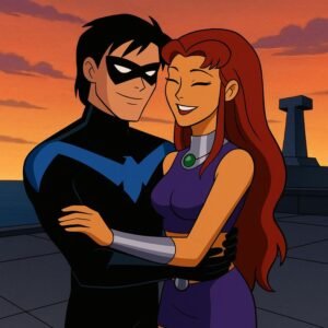 Starfire And Nightwing PFP
