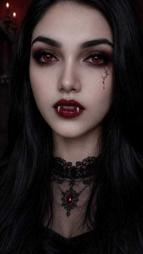 Vampire Aesthetic Girl
