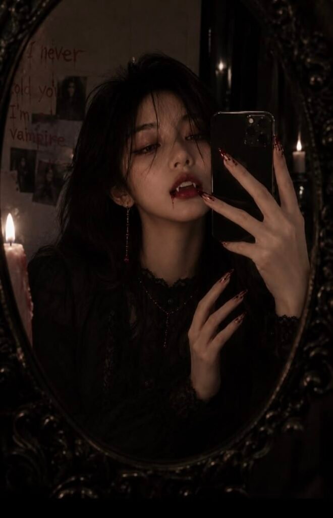 Vampire Aesthetic Girl