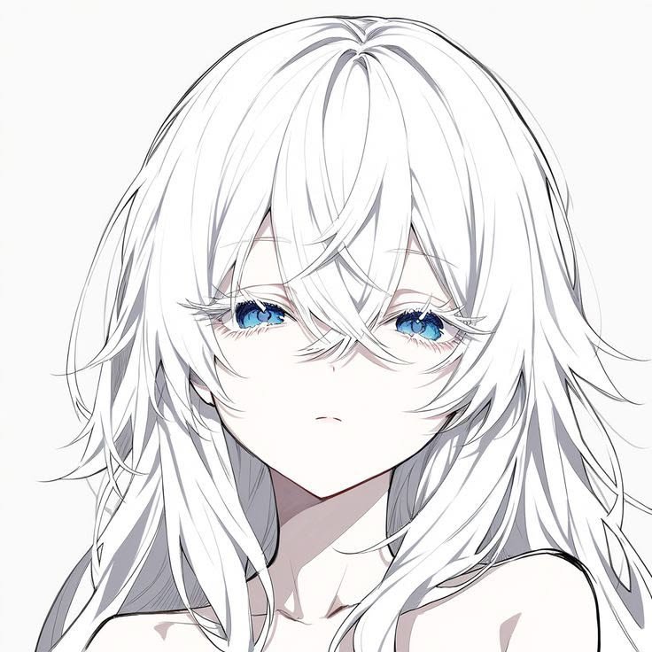 White PFP Aesthetic Anime