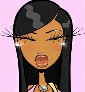 Baddie Cartoon PFP 1