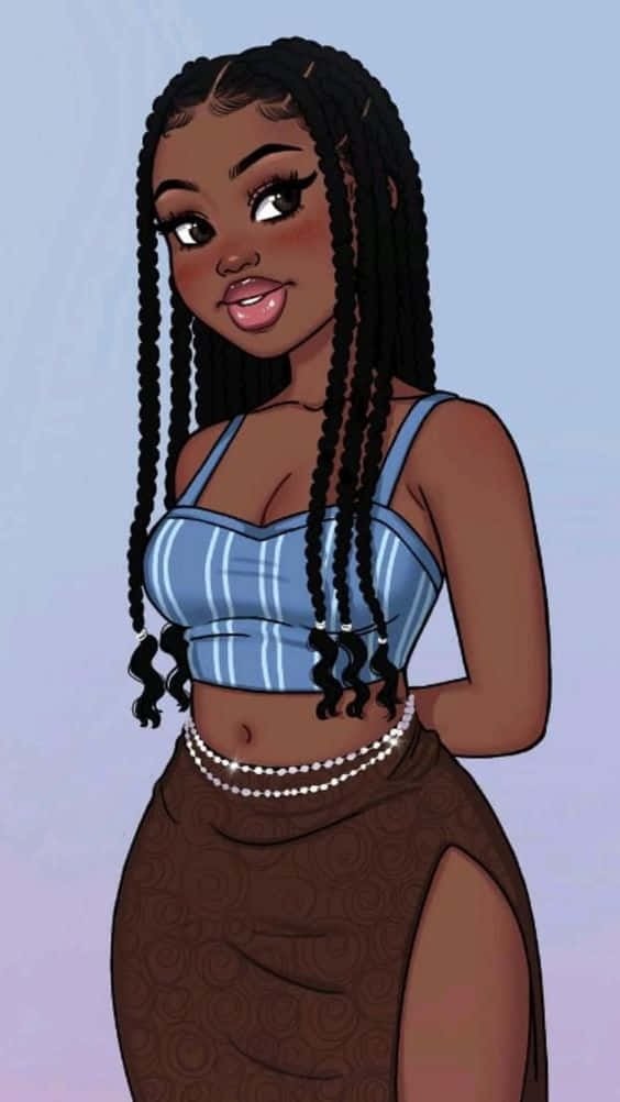 Baddie Cartoon PFP 2