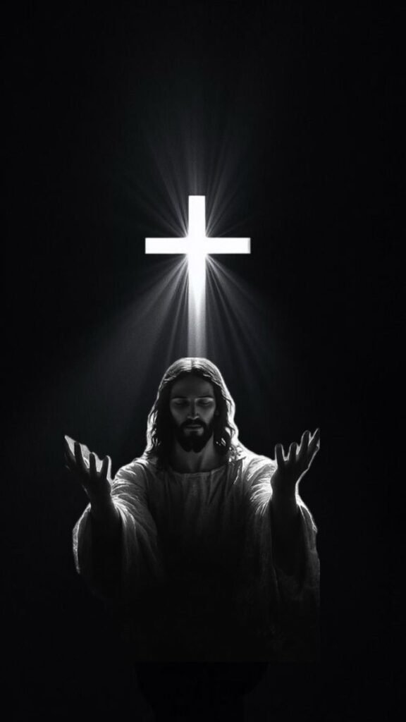 Jesus PFP Black And White 1