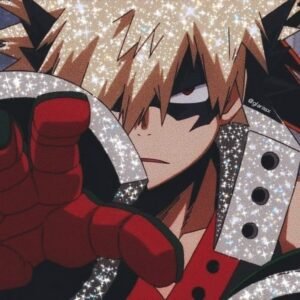 Katsuki Bakugo Glitter PFP 1