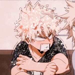 Katsuki Bakugo Glitter PFP 2