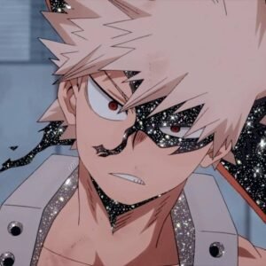 Katsuki Bakugo Glitter PFP 3