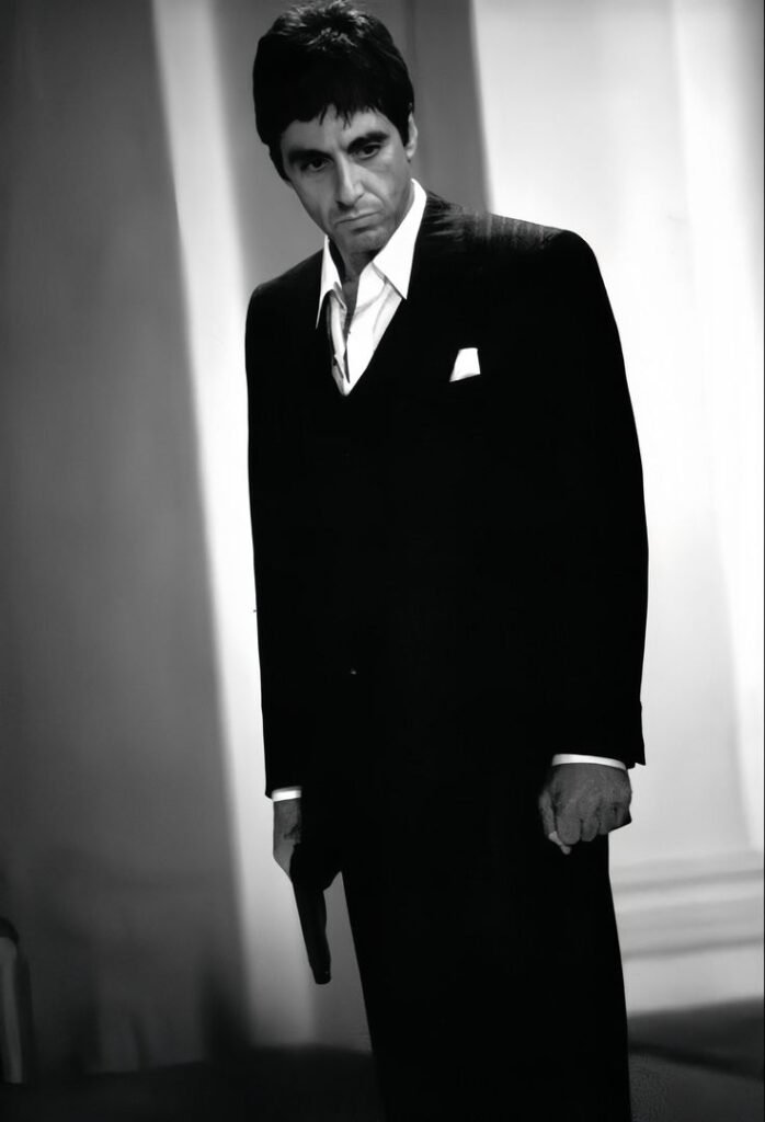 Scarface PFP Black and White 3